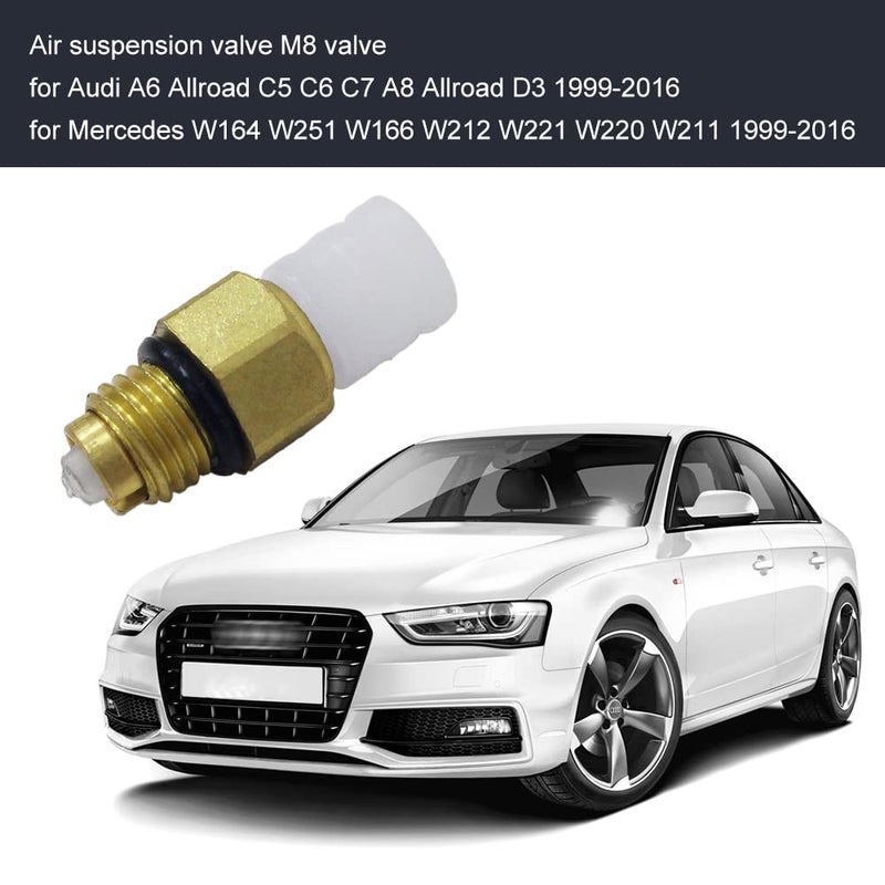 AIRSUSFAT 10 قطعة طقم تصليح تعليق الهواء صمام الهواء M8 لبنز W251 W164 W212 W211 W220 W221 جديد موصل الهواء أنبوب تركيبات النحاس 1643200625 2123200358 - Image 4